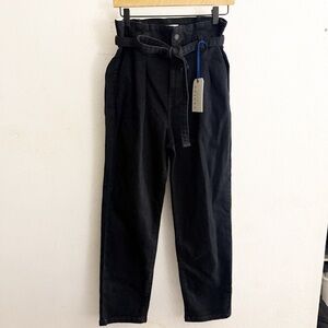 NWT Eunina Tobi Super High Rise Mom Jeans with Belt Size 9 Pockets